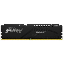 Модуль пам'яті для комп'ютера DDR5 32GB (2x16GB) 5600 MHz Beast AM5 Black Kingston Fury (ex.HyperX) (KF556C36BBEK2-32)