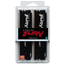 Модуль пам'яті для комп'ютера DDR5 32GB (2x16GB) 5600 MHz Beast AM5 Black Kingston Fury (ex.HyperX) (KF556C36BBEK2-32)