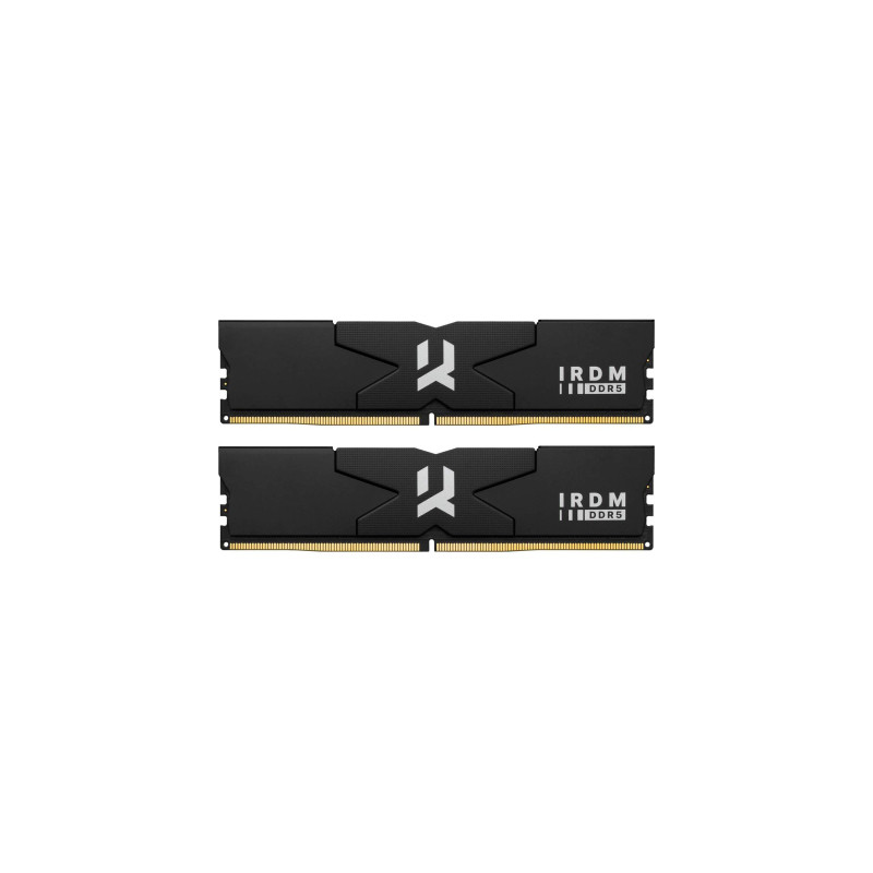 Модуль пам'яті для комп'ютера DDR5 32GB (2x16GB) 6000 MHz IRDM Black Goodram (IR-6000D564L30S/32GDC)