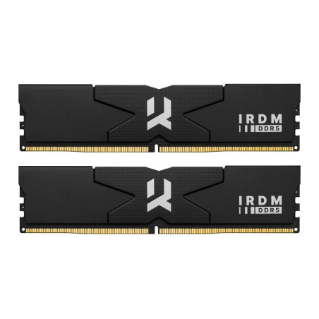 Модуль пам'яті для комп'ютера DDR5 32GB (2x16GB) 6000 MHz IRDM Black Goodram (IR-6000D564L30S/32GDC)