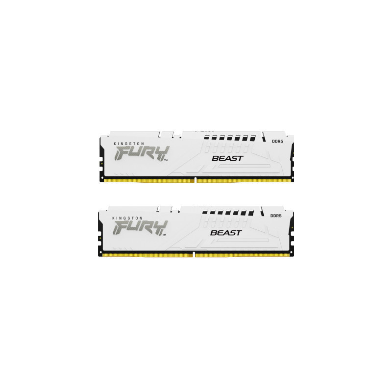 Модуль пам'яті для комп'ютера DDR5 32GB (2x16GB) 5600 MHz Beast White Kingston Fury (ex.HyperX) (KF556C36BWEK2-32)