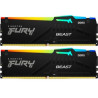 Модуль пам'яті для комп'ютера DDR5 64GB (2x32GB) 5600 MHz Beast RGB Kingston Fury (ex.HyperX) (KF556C36BBEAK2-64)