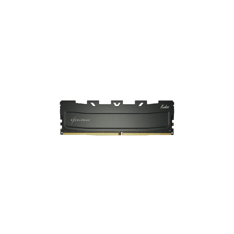 Модуль пам'яті для комп'ютера DDR4 16GB 3200 MHz Black Kudos eXceleram (EKBLACK4163216X)