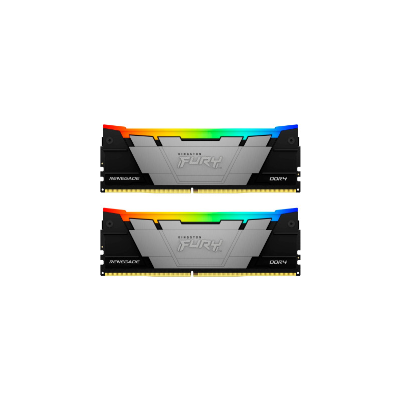 Модуль пам'яті для комп'ютера DDR4 64GB (2x32GB) 3200 MHz FURYRenegadeRGB Kingston Fury (ex.HyperX) (KF432C16RB2AK2/64)