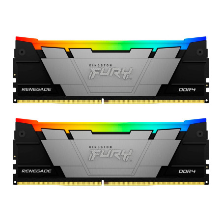 Модуль пам'яті для комп'ютера DDR4 64GB (2x32GB) 3200 MHz FURYRenegadeRGB Kingston Fury (ex.HyperX) (KF432C16RB2AK2/64)