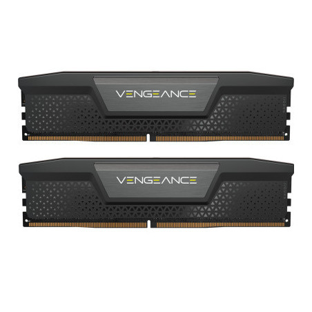 Модуль пам'яті для комп'ютера DDR5 96GB (2x48GB) 6400 MHz Vengeance Black Corsair (CMK96GX5M2B6400C32)