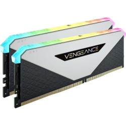 Модуль пам'яті для комп'ютера DDR4 32GB (2x16GB) 3600 MHz Vengeance RGB RT White Corsair (CMN32GX4M2Z3600C18W)