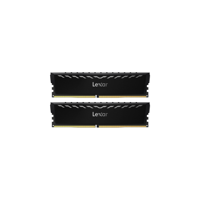 Модуль пам'яті для комп'ютера DDR4 16GB (2x8GB) 3600 MHz THOR Black Lexar (LD4U08G36C18LG-RGD)
