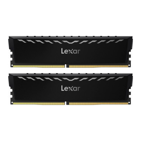 Модуль пам'яті для комп'ютера DDR4 16GB (2x8GB) 3600 MHz THOR Black Lexar (LD4U08G36C18LG-RGD)