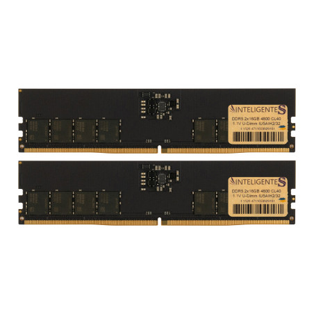 Модуль пам'яті для комп'ютера DDR5 32GB (2x16GB) 4800 MHz INTELIGENTES (IU5AIH2/32)