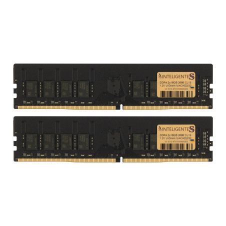 Модуль пам'яті для комп'ютера DDR4 32GB (2x16GB) 2666 MHz INTELIGENTES (IU4CHD2/32)