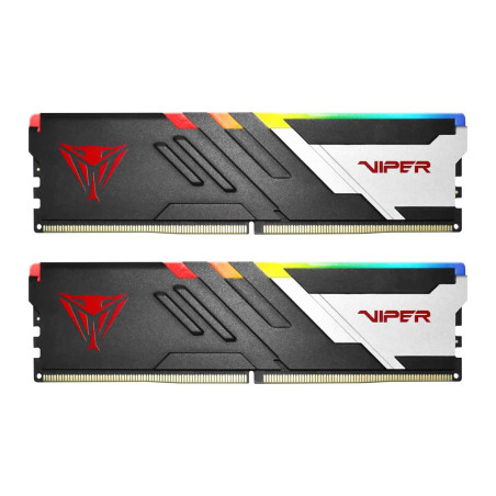 Модуль пам'яті для комп'ютера DDR5 64GB (2x32GB) 6000 MHz Viper Venom RGB Patriot (PVVR564G600C36K)