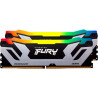 Модуль пам'яті для комп'ютера DDR5 48GB 8400 MHz Renegade RGB Silver XMP Kingston Fury (ex.HyperX) (KF584CU40RSAK2-48)
