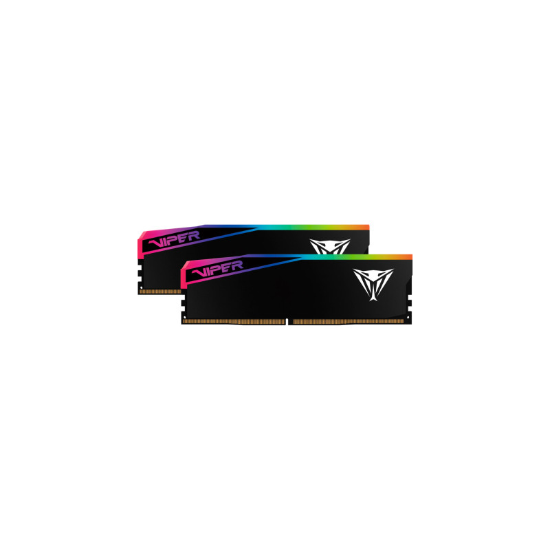 Модуль пам'яті для комп'ютера DDR5 32GB (2x16GB) 6400 MHz Viper Elite 5 Ultra RGB Patriot (VEUR532G6432K)