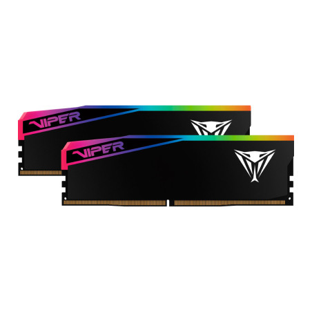 Модуль пам'яті для комп'ютера DDR5 32GB (2x16GB) 6400 MHz Viper Elite 5 Ultra RGB Patriot (VEUR532G6432K)