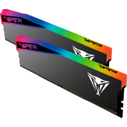 Модуль пам'яті для комп'ютера DDR5 32GB (2x16GB) 6400 MHz Viper Elite 5 Ultra RGB Patriot (VEUR532G6432K)