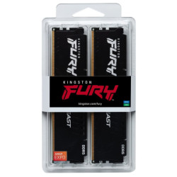 Модуль пам'яті для комп'ютера DDR5 64GB (2x32GB) 5600 MHz Beast EXPO Black Kingston Fury (ex.HyperX) (KF556C40BB2K2-64)