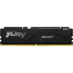 Модуль пам'яті для комп'ютера DDR5 64GB (2x32GB) 6000 MHz Beast EXPO Black Kingston Fury (ex.HyperX) (KF560C36BBE2K2-64)