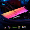Модуль пам'яті для комп'ютера DDR4 16GB (2x8GB) 3200 MHz Beast Black Kingston Fury (ex.HyperX) (KF432C16BB2AK2/16WP)