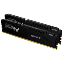 Модуль пам'яті для комп'ютера DDR5 64GB (2x32GB) 5200 MHz Beast Black Kingston Fury (ex.HyperX) (KF552C40BB2K2-64)