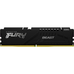 Модуль пам'яті для комп'ютера DDR5 64GB (2x32GB) 5200 MHz Beast Black Kingston Fury (ex.HyperX) (KF552C40BB2K2-64)