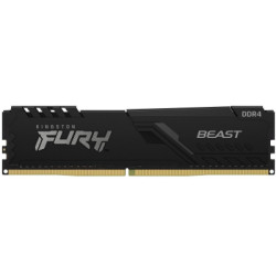 Модуль пам'яті для комп'ютера DDR4 16GB 3200 MHz Beast Black Kingston Fury (ex.HyperX) (KF432C16BB1/16WP)