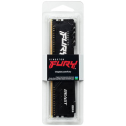 Модуль пам'яті для комп'ютера DDR4 16GB 3200 MHz Beast Black Kingston Fury (ex.HyperX) (KF432C16BB1/16WP)