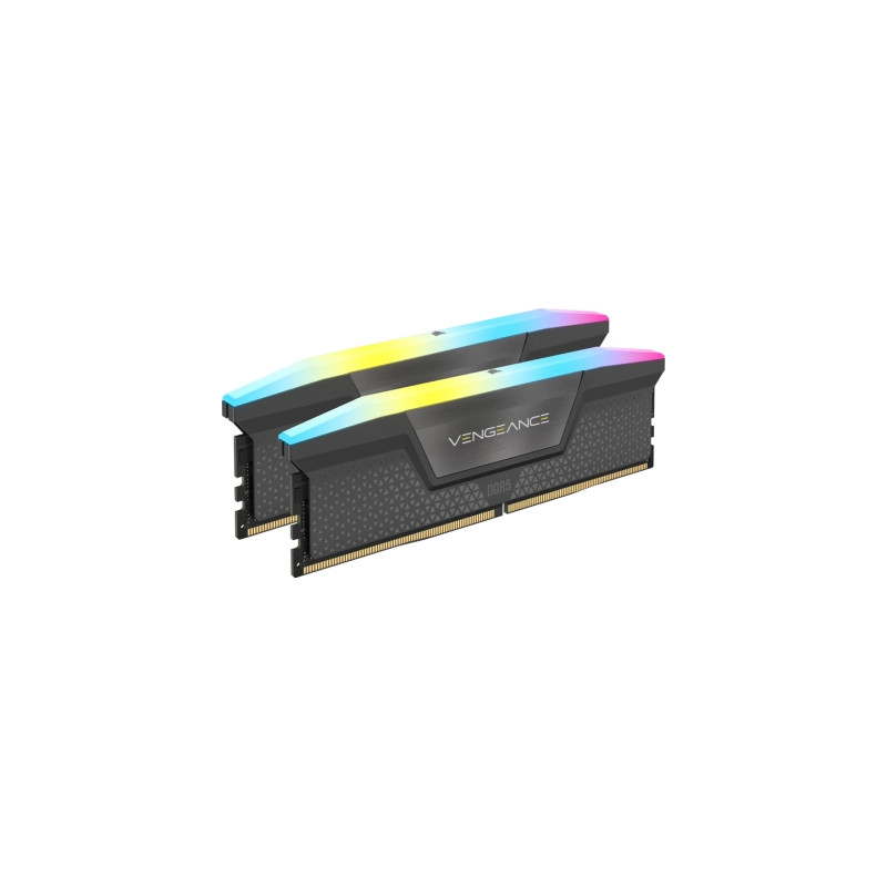 Модуль пам'яті для комп'ютера DDR5 64GB (2x32GB) 5600 MHz Vengeance RGB Corsair (CMH64GX5M2B5600Z40K)
