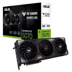 Відеокарта ASUS GeForce RTX5070 12Gb TUF OC GAMING (TUF-RTX5070-O12G-GAMING)