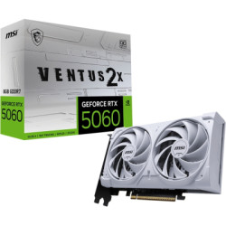 Відеокарта MSI GeForce RTX5060 8Gb VENTUS 2X OC WHITE (RTX 5060 8G VENTUS 2X OC WHITE)