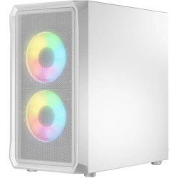 Корпус для ПК Logic concept PORTOS MESH+GLASS ARGB fans 3x120mm WHITE (AM-PORTOS-20-0000000-0002)