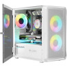Корпус для ПК Logic concept PORTOS MESH+GLASS ARGB fans 3x120mm WHITE (AM-PORTOS-20-0000000-0002)
