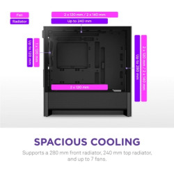 Корпус для ПК NZXT H3 Flow All Black (CC-H31FB-01)