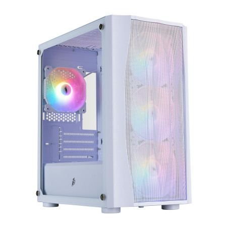 Корпус для ПК 1stPlayer X3-M-WH-4F1-W