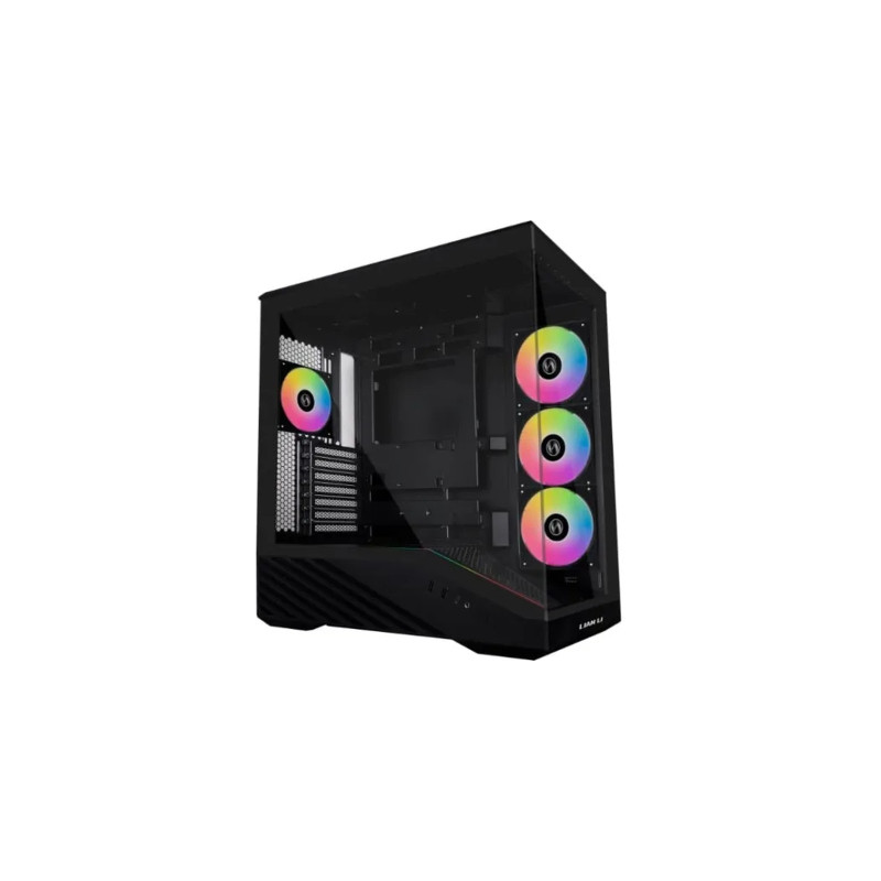 Корпус для ПК Lian Li V100R case with pre-installed four 120mm RGB PWM fan, Black (G99.V100RX.01)