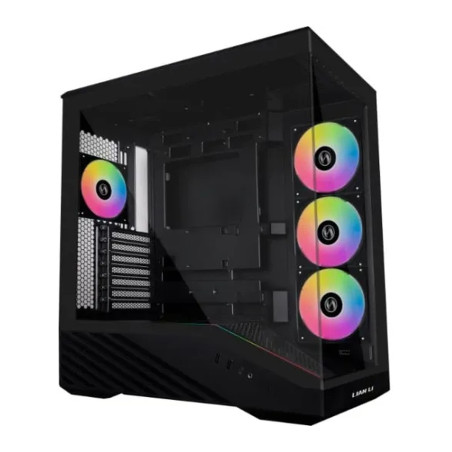 Корпус для ПК Lian Li V100R case with pre-installed four 120mm RGB PWM fan, Black (G99.V100RX.01)