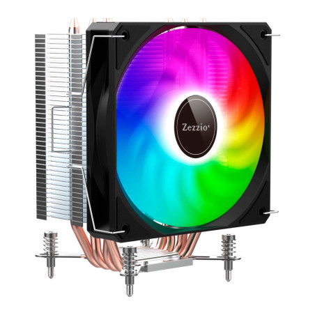 Кулер до процесора Zezzio ZH-C400 V2 ARGB/SRGB Ultra Fan