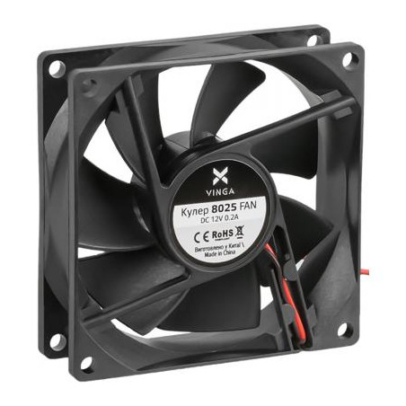 Кулер до корпусу Vinga 8025 ОЕМ