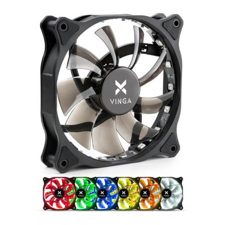Кулер до корпусу Vinga RGB fan-01