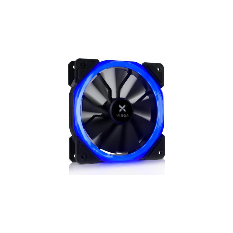 Кулер до корпусу Vinga LED fan-01 blue