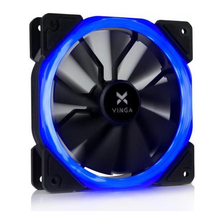 Кулер до корпусу Vinga LED fan-01 blue