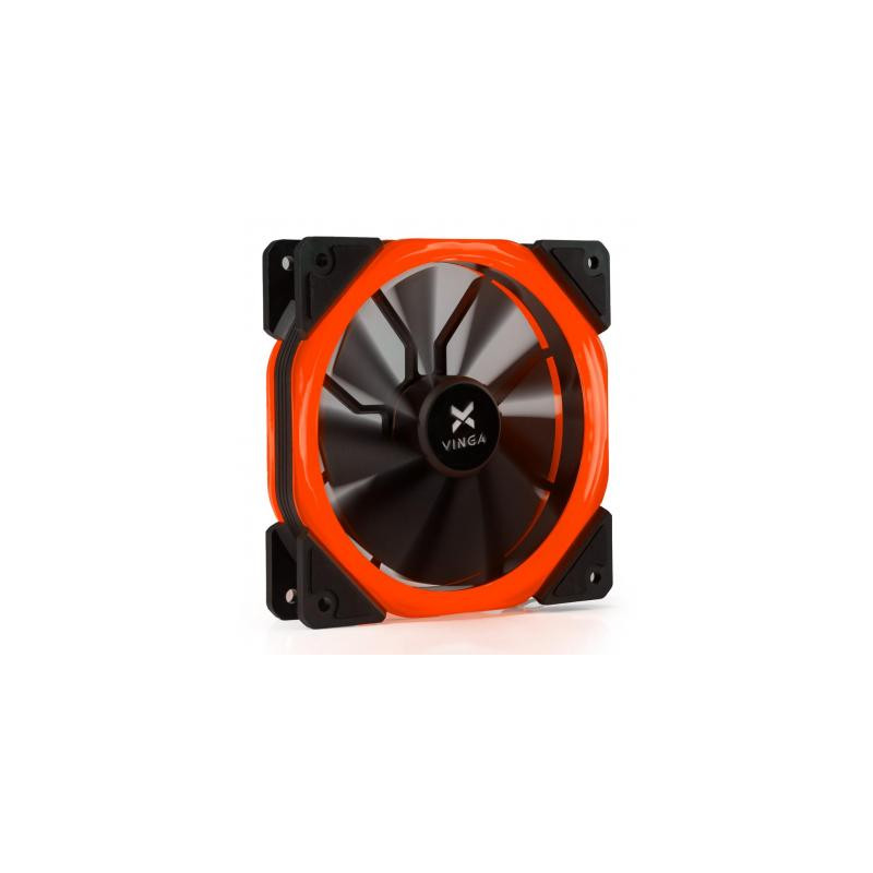Кулер до корпусу Vinga LED fan-02 red
