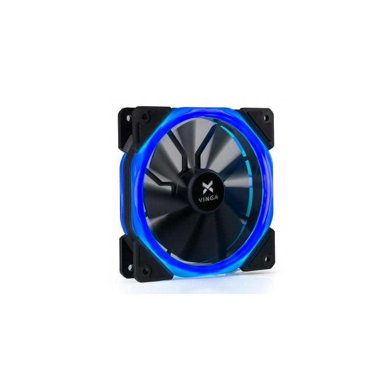 Кулер до корпусу Vinga LED fan-02 blue