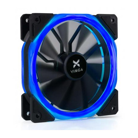 Кулер до корпусу Vinga LED fan-02 blue
