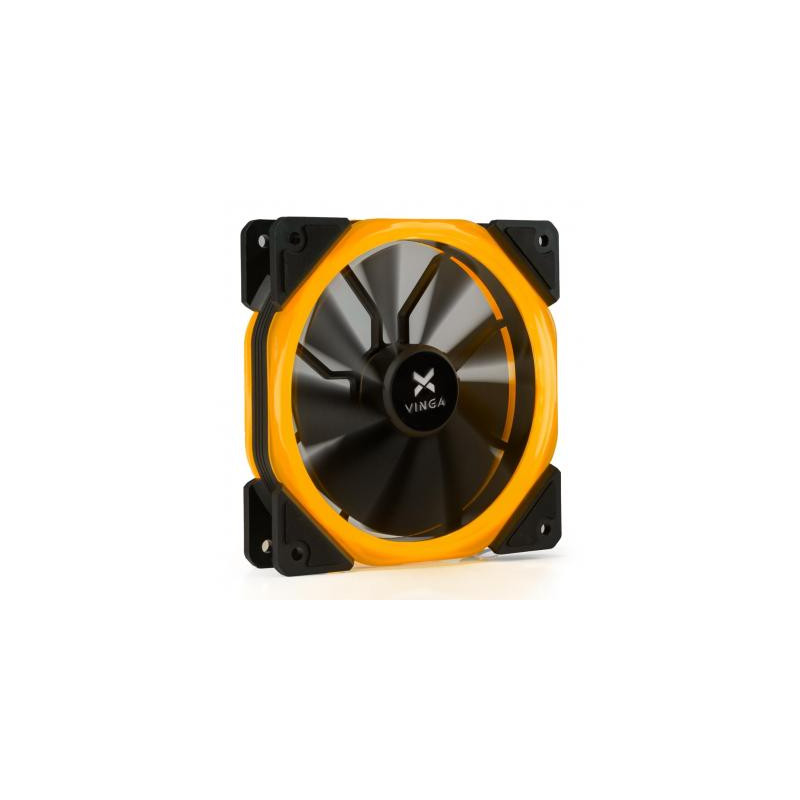 Кулер до корпусу Vinga LED fan-02 orange