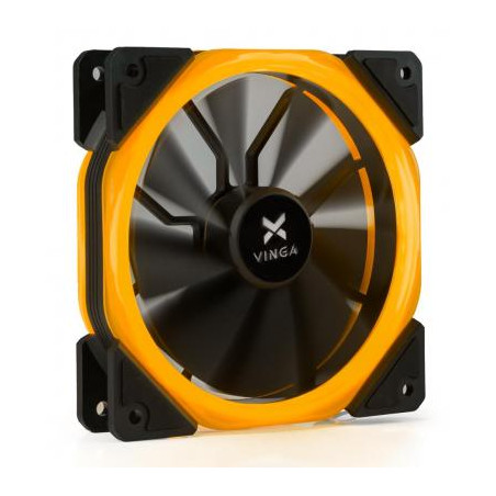 Кулер до корпусу Vinga LED fan-02 orange