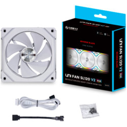 Кулер до корпусу Lian Li SL V2 Reverse, 120mm, Single, White (G99.12RSLV21W.00)