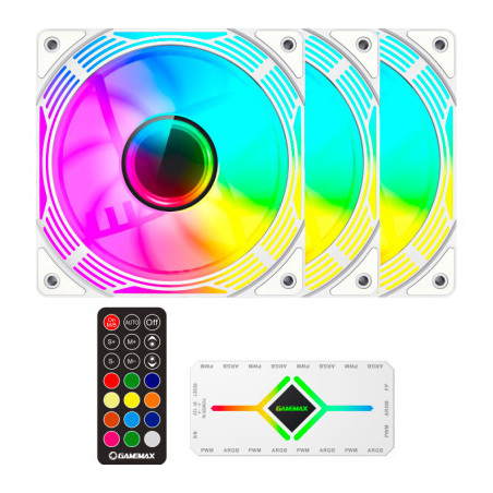 Кулер до корпусу Gamemax KF300 WH