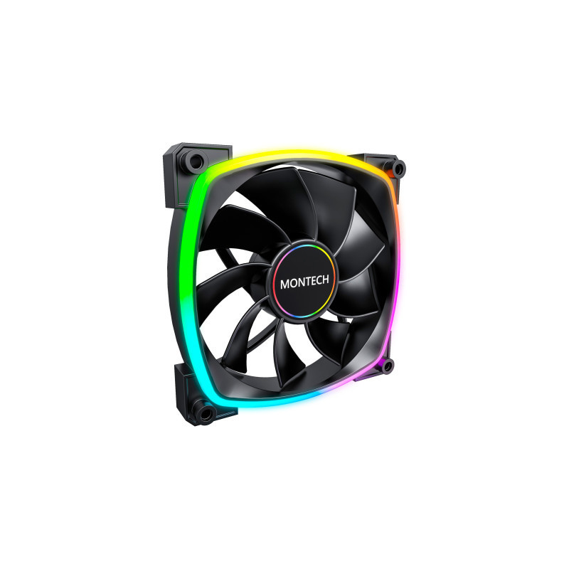 Кулер до корпусу MONTECH RX140 PWM BLACK