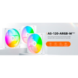 Кулер до корпусу ID-Cooling AS-120-ARGB-W TRIO